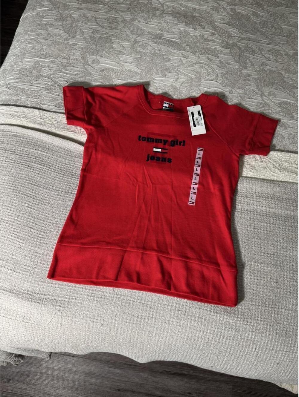 deadstock tommy hilfiger baby tee “tommy girl jeans”